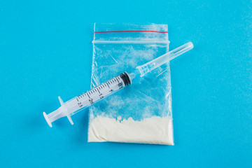 Illegal drugs. Heroin, ecstasy, cocaine and marijuana. Space for text