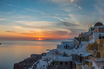 One of the most beautiful islands in the world, Santorini's sunset