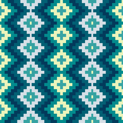 Ethnic Seamless Geometric Pattern