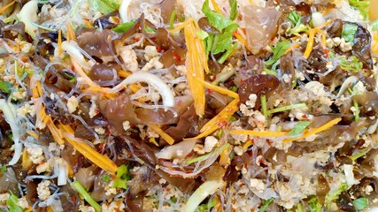 Spicy salad northern Thai 