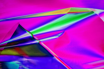 Retro synth wave, Abstract background in neon colors, cross polarization. Trend concept 2019 colors...