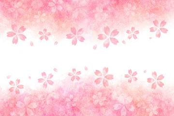 桜 花 春 水彩 背景