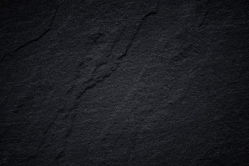 Obraz premium Dark grey black slate background or natural stone texture.