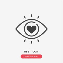 eye icon vector