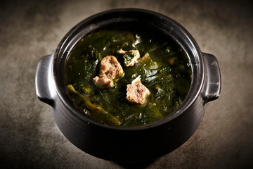 Korean seaweed soup