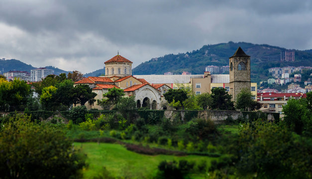 Travel in Turkey. Trabzon, Black Sea region. The church of Hagia Sophia (Greek Orthodox church, present day the Hagia Sophia Museum)