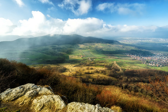 Kirchheim unter Teck dramatisches Panorama