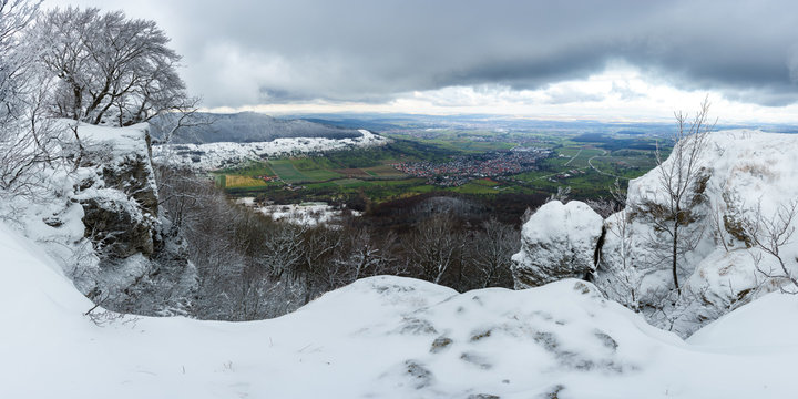 Berg Panorama Kirchheim unter Teck