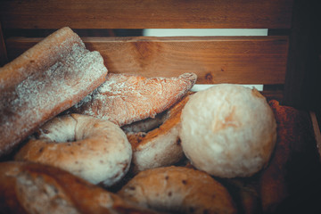 freshly baked bread