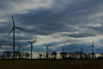 wind turbines