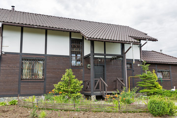 modern two storey cottage in suburb