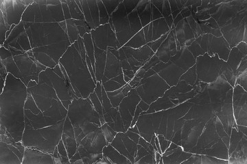 Dark black marble with white abstract texture , natural patterns  for background