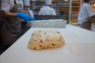 made a bread, preparing bread