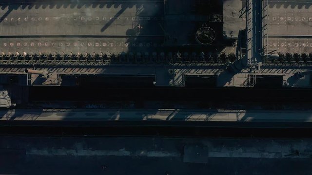 Coke Ovens and Coal Chemical Plant, Coke Oven By-Product Plant, the coke oven by-product plant, Coke oven gas treatment, build industrial, Industrial exterior, View from above, Panoramic view