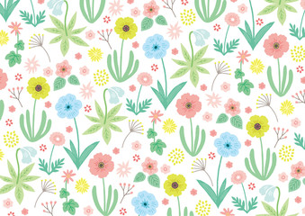 花テクスチャ優しい色