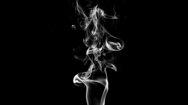abstract smoke on black background