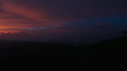 the beauty of the sky at sunset