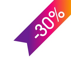 Corner Ribbon Banner Vector, Illustration