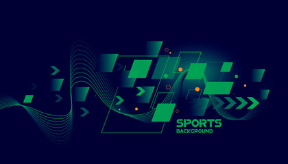 Abstract futuristic background. Vector sport concept