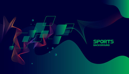 Abstract futuristic background. Vector sport concept