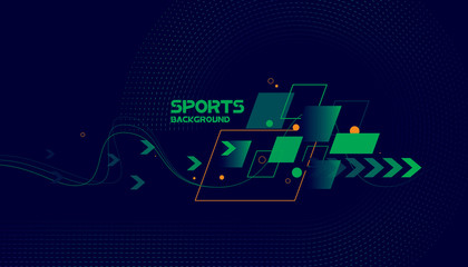 Abstract futuristic background. Vector sport concept © Manovector