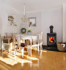 Norwegian cast-iron stove