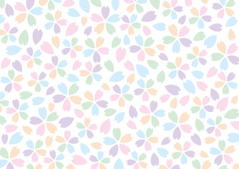 桜　壁紙　花　和風　満開　背景　カラフル