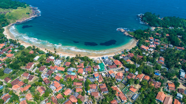 Aerial. Dikwella, Sri Lanka.