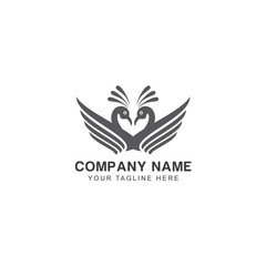 Twin Goose Logo Design Inspiration