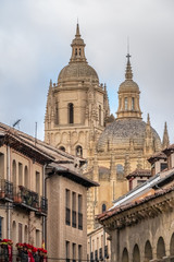 The awe-inspiring Cathedral of Segovia, Castile-Leon, Spain. The last major gothic church built in Spain