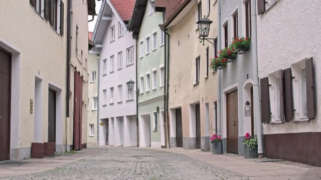 The beauty and purity of the streets of Fussen.