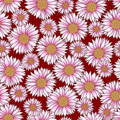 Illustration pattern of the flower