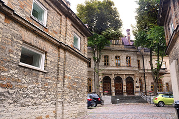 Old buildings in Tallinn, Estonia