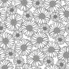 Illustration pattern of the flower