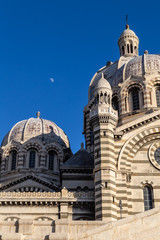 Fototapeta na wymiar La Major Cathedral in Marseille