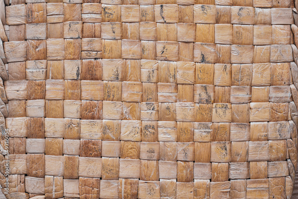 Poster weave texture from Papyrus rattan weave handmade high resolution background