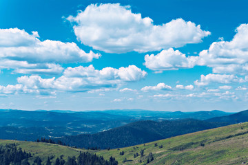 Mountain valley landscape
