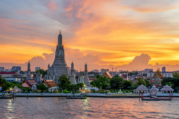 Wat Arun -the Temple of Dawn in Bangkok, Thailand