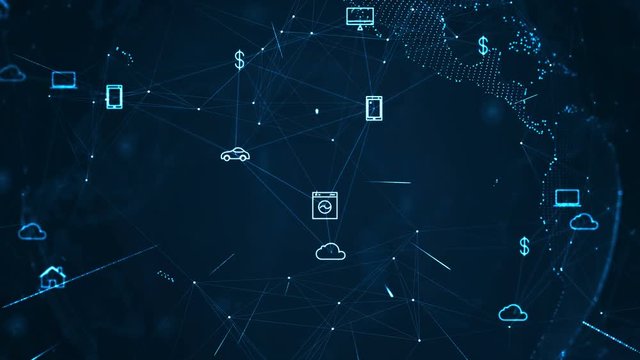 Technology iot concept.