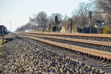 Eisenbahnschienen, Schienen, Eisen, Bahn, Zug, Nahaufnahme, Hintergrund, Weg 