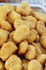 Fried chicken nuggets delicious at street food