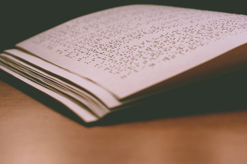 Braille books, books for the blind, library, library for the blind