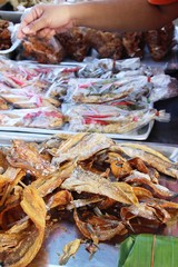 Fried fish is tasty at street food