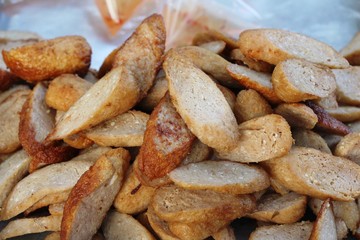 Fried meatballs is delicious at street food