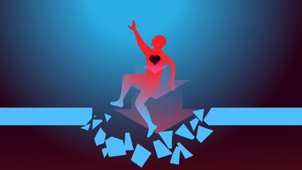 Depravity leads to death. Man does not respect the laws of God, will fall. Darkness in heart is heavy weight pulling into hell