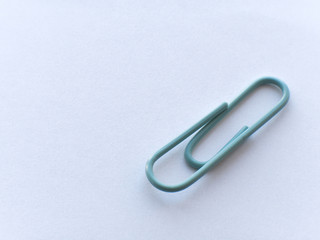Pastel color paper clips.
