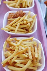 French fries is delicious at street food