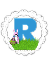 Alphabet Easter Bunny Field R