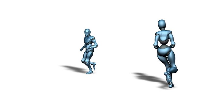 Concept / visual metaphor: Not making progress. Use luma mask with middle section for perfect, no-fringe object and shadow key that works with any background. 