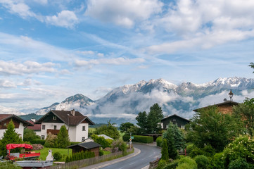 The Austrian Alps near Innsbruck